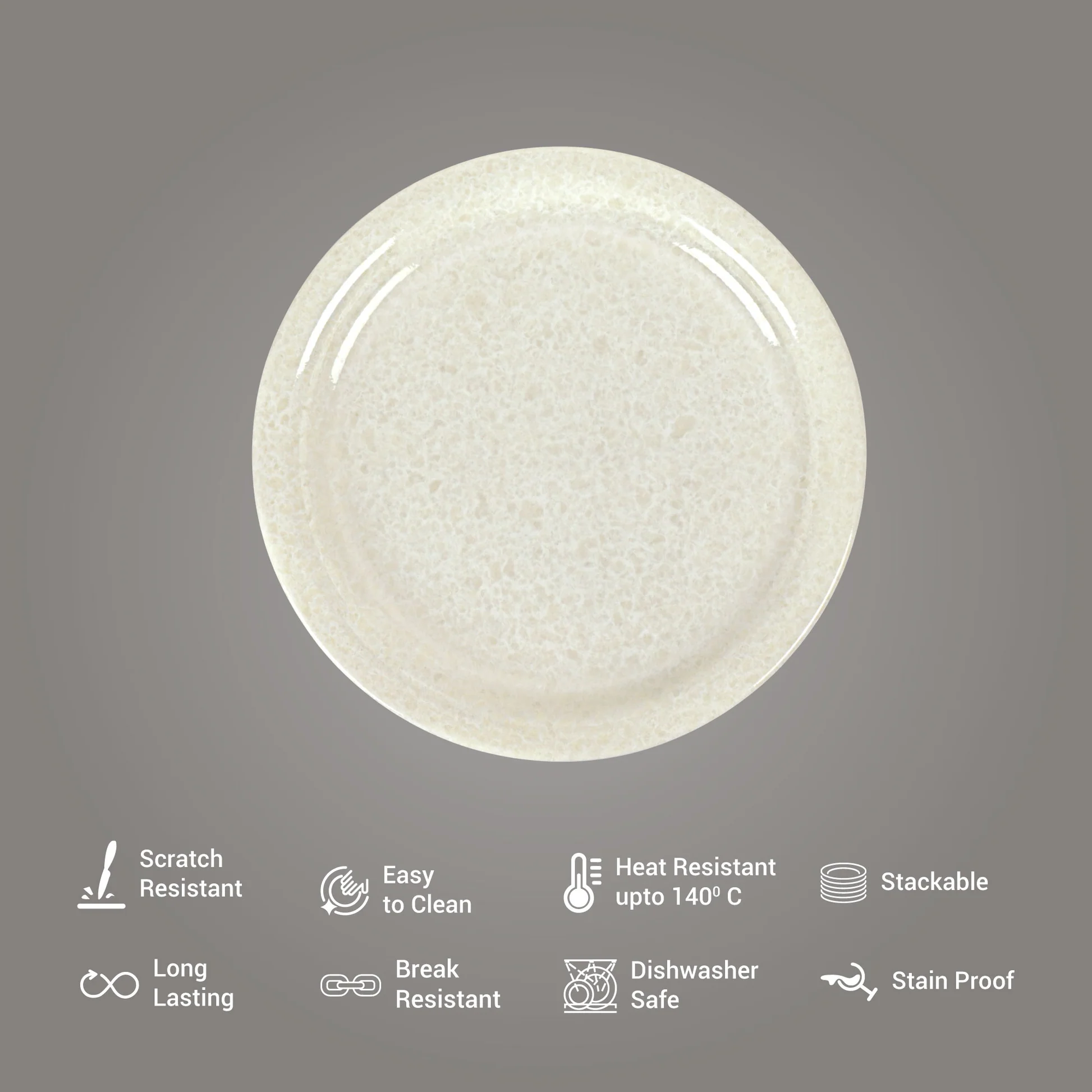 Lissome Dinner Set - Terrosoivory (Melamine) - Image 2