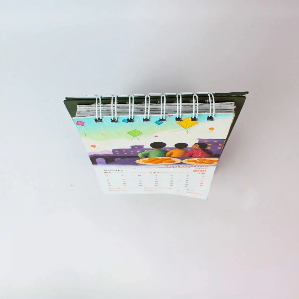 Wire Bloom Desk Calendar - Image 2