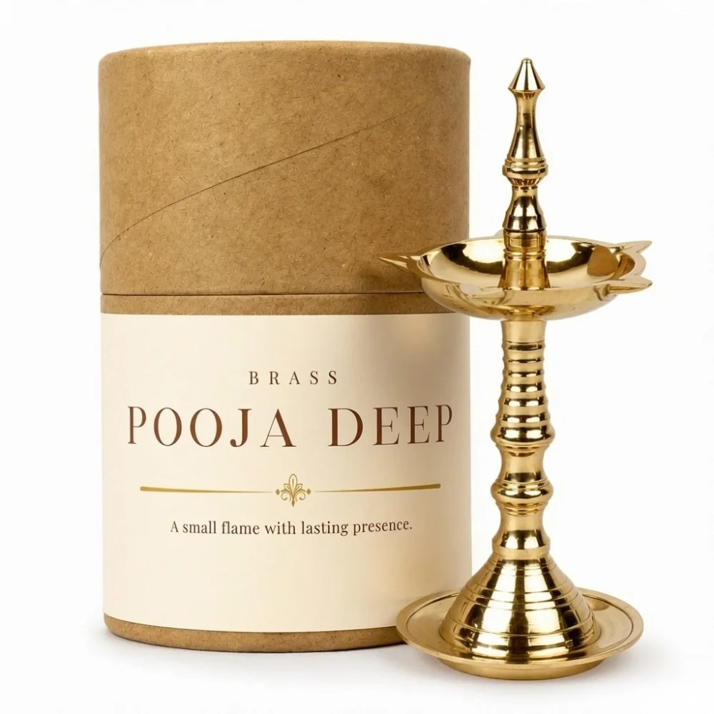 Brass Pooja Deep - Image 2