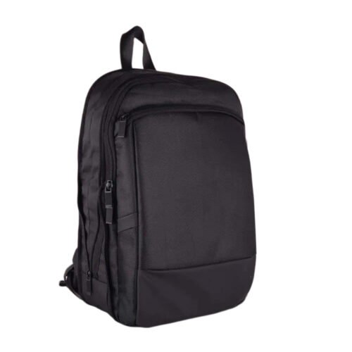 _0021_Puffer_ Expandable laptop backpack bag with 2 front pockets, Puffer: Expandable laptop backpack bag with 2 front pockets, hidden back pocket and Stroller ribbon
