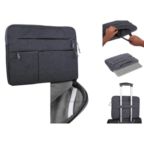 _0032_Laptop Sleeve with Soft inner lining _ 6 outside spacious pockets Laptop Sleeve with Soft inner lining | 6 outside spacious pockets | Soft touch fabric for gadget protection