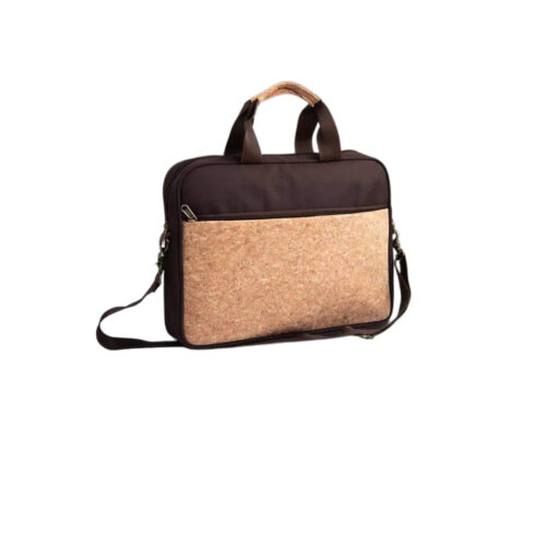 _0043_Eco-Friendly Cork Laptop Bag with 2 tone finish Eco-Friendly Cork Laptop Bag with 2 tone finish