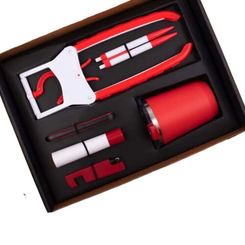 _0108_Doctor Mug set_ Folding Coat hanger, Lint remover, Folding Doctor Mug set: Folding Coat hanger, Lint remover, Folding scissors, Mobile/Tablet stand, Pen/Pencil combo, Stainless steel mug | 6 pc set