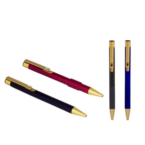 _0134_Luster matte Metal Pen with Golden parts Luster matte Metal Pen with Golden parts