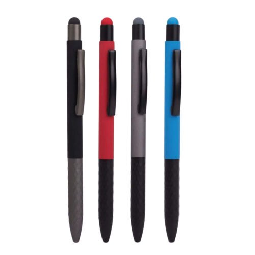 _0150_Prism Grip Metal body pen with Stylus _ Soft Touch Body Prism Grip Metal body pen with Stylus | Soft Touch Body