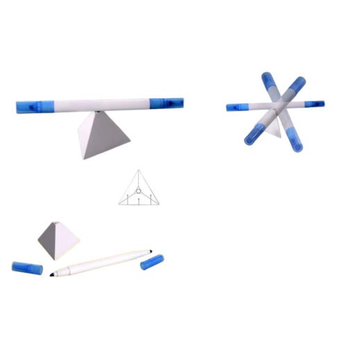 _0168_Pyramid stand with Revolving pen & highlighter Pyramid stand with Revolving pen & highlighter