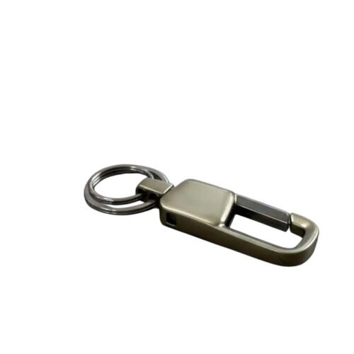_0176_Titan_ Premium rectangular keychain with carabiner _ Double Titan: Premium rectangular keychain with carabiner | Double keyring | Large branding area