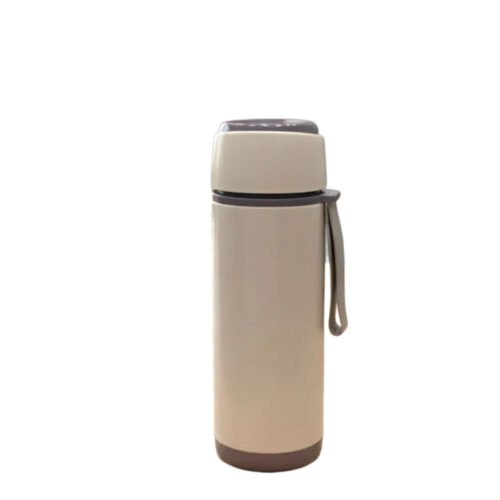 Glaze: Dual-Tone Glossy Glass Bottle with Carry Strap | Capacity 500ml (approx)