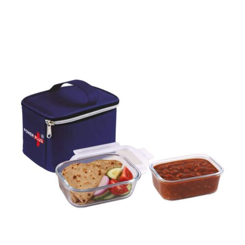 GlassMate 2 Lunch Box: Lunch box with High quality borosilicate glass Containers | 2 containers