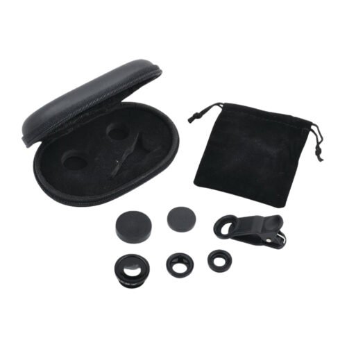 Camera lens set of 3 with case