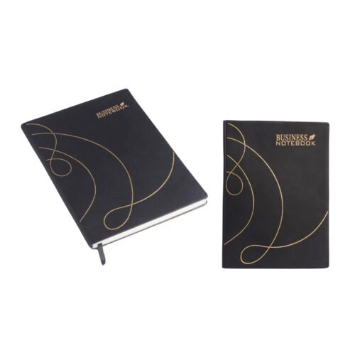 A5 Business notebook A5 Business notebook with Golden cursive design