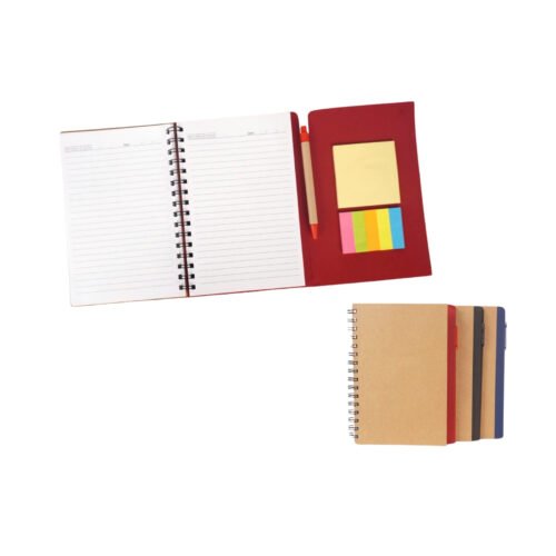 A5 Size notebook A5 Size notebook with Sticky notes and Eco pen