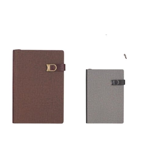 A5 Two Tone Notebook A5 Two Tone Notebook with D Flap buckle and Double Bookmark Ribbon