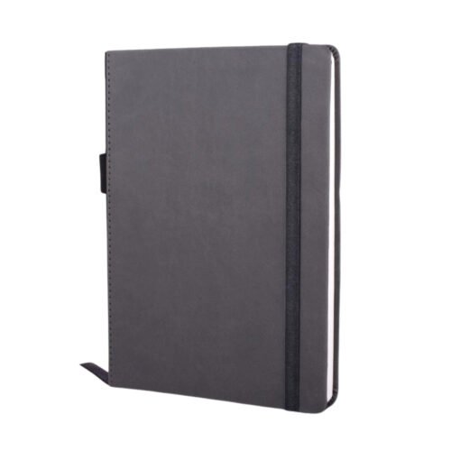 Alpha A5 notebook Alpha A5 notebook with Pen Slot | Two tone finish | With memorandum, Fastener & Bookmark ribbon