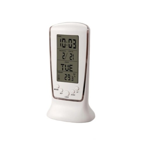 Backlit table clock