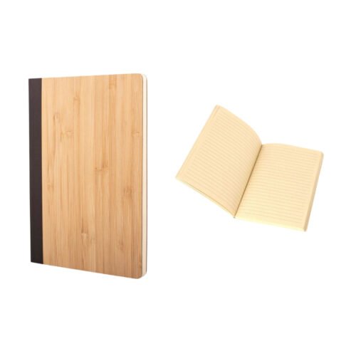 Bamboo A5 size notebook Bamboo A5 size notebook in natural finish | Undated pages