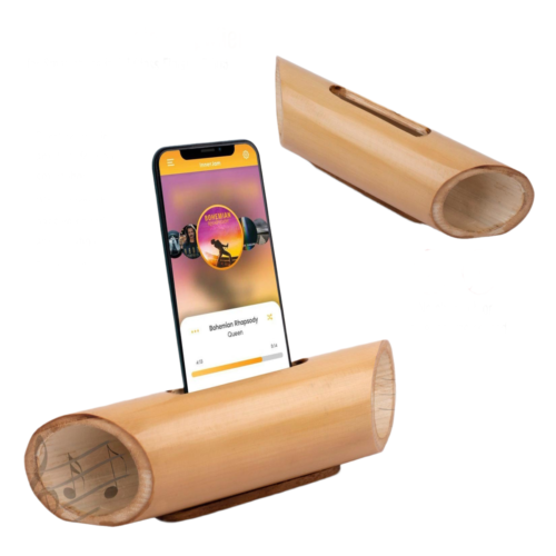 Bamboo Music Amplifier for Smartphones Bamboo Music Amplifier for Smartphones in PU gloss finish | Universal Design