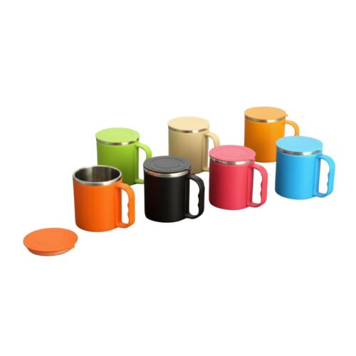 Colorful Steel coffee mug (with box) Colorful Steel coffee mug (with box)