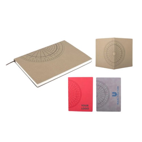 Compass A5 notebook Compass A5 notebook with memorandum, month planner & bookmark ribbon | 176 writing pages