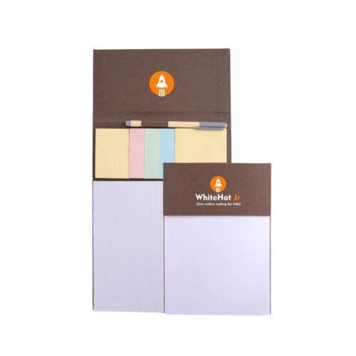 Conference Pad Conference Pad with Sticky notes & Pen | Size 8" x 6" | 50 writing sheets