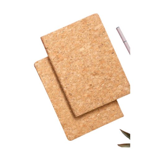 Cork Eco friendly A5 notebook.. Cork Eco friendly A5 notebook with Memorandum & Edge coloring | 80 gsm sheets | 192 pages