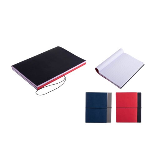 Double side folding notebook Double side folding notebook with Elastic Fastener | Tear off Pages | 240 writing pages