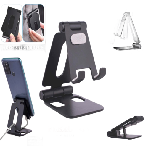 Flexo Mini 2 Folding Metal Mobile Stand Flexo Mini 2: Folding Metal Mobile Stand for Smartphones and Tabs | 3 fold style with double angle adjustment