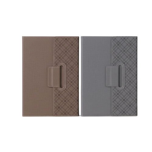 FoldBook Nook: A5 Notebook with magnetic flap closure | Pattern design on Flap | A5 size