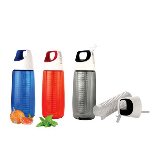 Fruit infuser water bottle with silicon handle grip (700ml approx) | BPA free