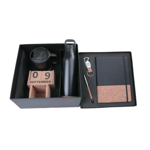 GE 506 7 in 1 Gift Set - Note Book, Mug, Pen, Flask, Calendar, Key Chain, Pen Holder