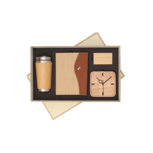 GE 507 4 in 1 Gift Set - Note Book, Tumbler, Card Holder, Clock
