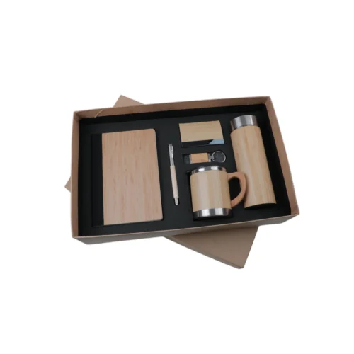 GE 509 6 in 1 Gift Set - Note Book, Mug, Pen, Flask, Card Holder, Key Chain