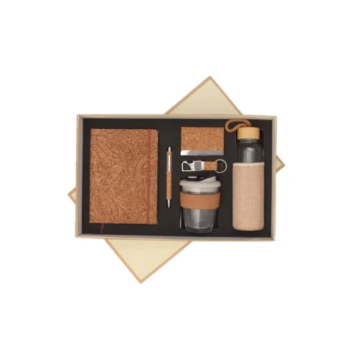 GE 510 6 in 1 Gift Set - Note Book, Mug, Pen, Bottle, Card Holder, Key Chain
