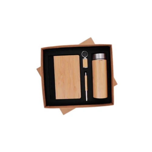 GE 518 4 in 1 Gift Set - Note Book, Pen, Flask, Key Chain