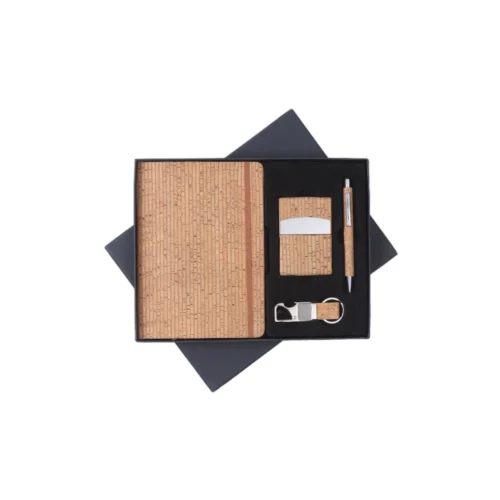 GE 531 4 in 1 Gift Set - Note Book, Key Chain, Card Holder, Pen