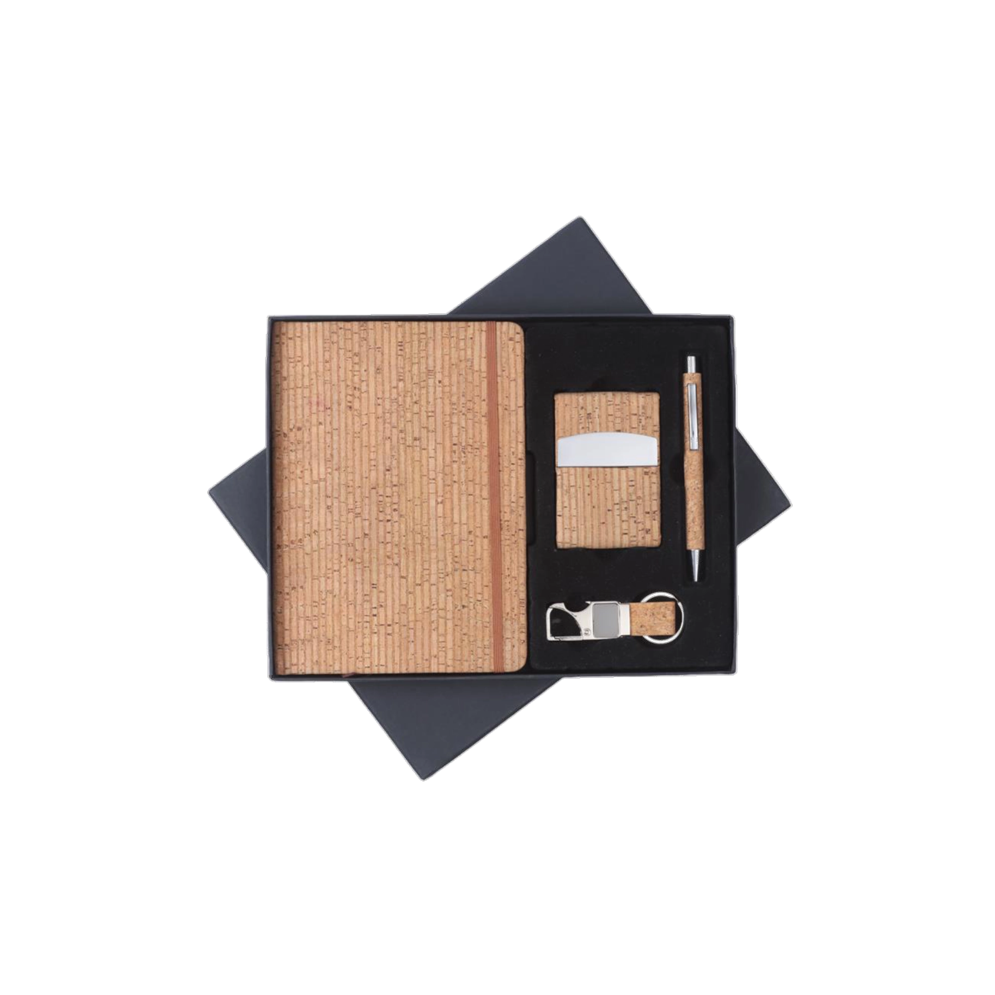 4 in 1 Gift Set - Note Book, Key Chain, Card Holder, Pen