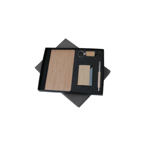 GE 535 4 in 1 Gift Set - Note Book, Key Chain, Card Holder, Pen
