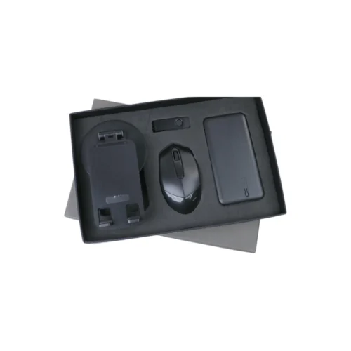 GE 539 4 in 1 Gift Set - Mobile Stand, Power Bank 10,000 Mah, Wireless Mouse, Pen Drive