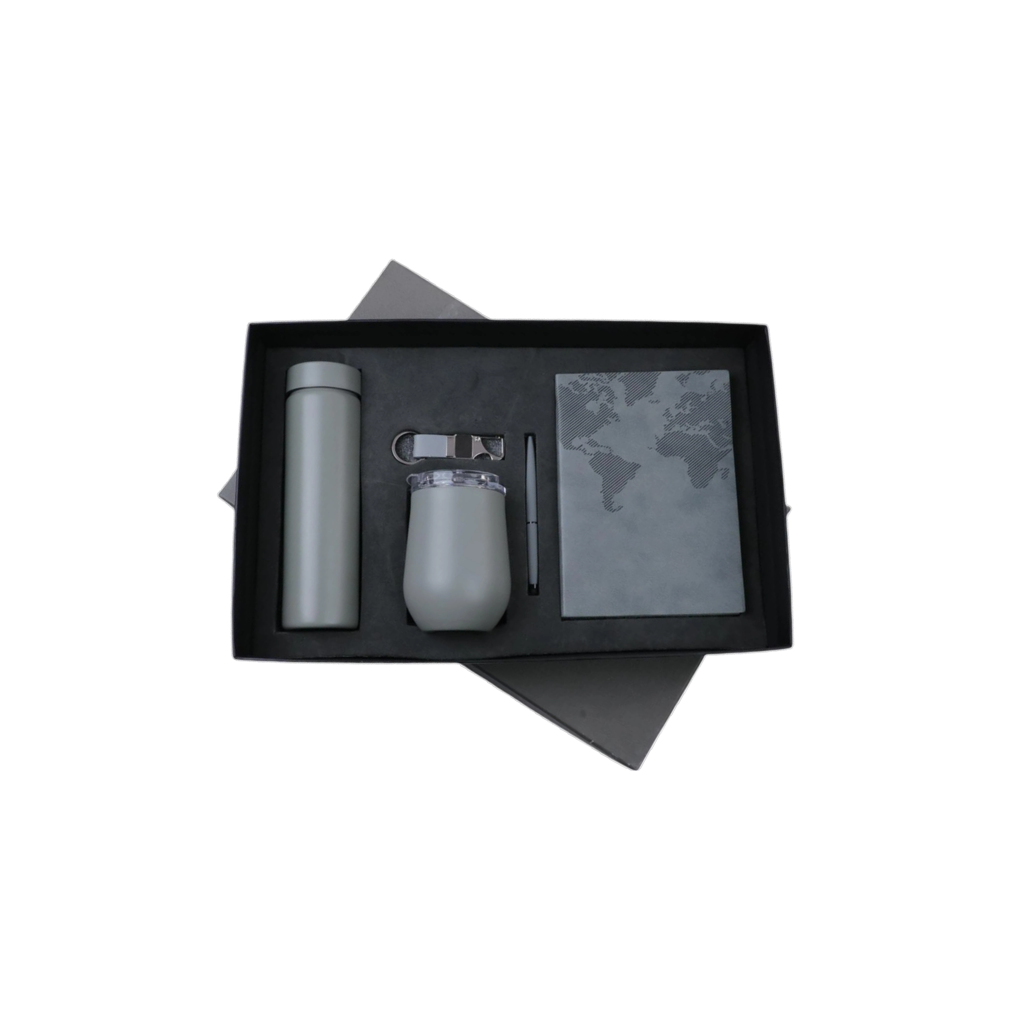 5 in 1 Gift Set - Temperature Flask, Metal pen, Note Book, Key Chain, Insulated Mug - Image 2