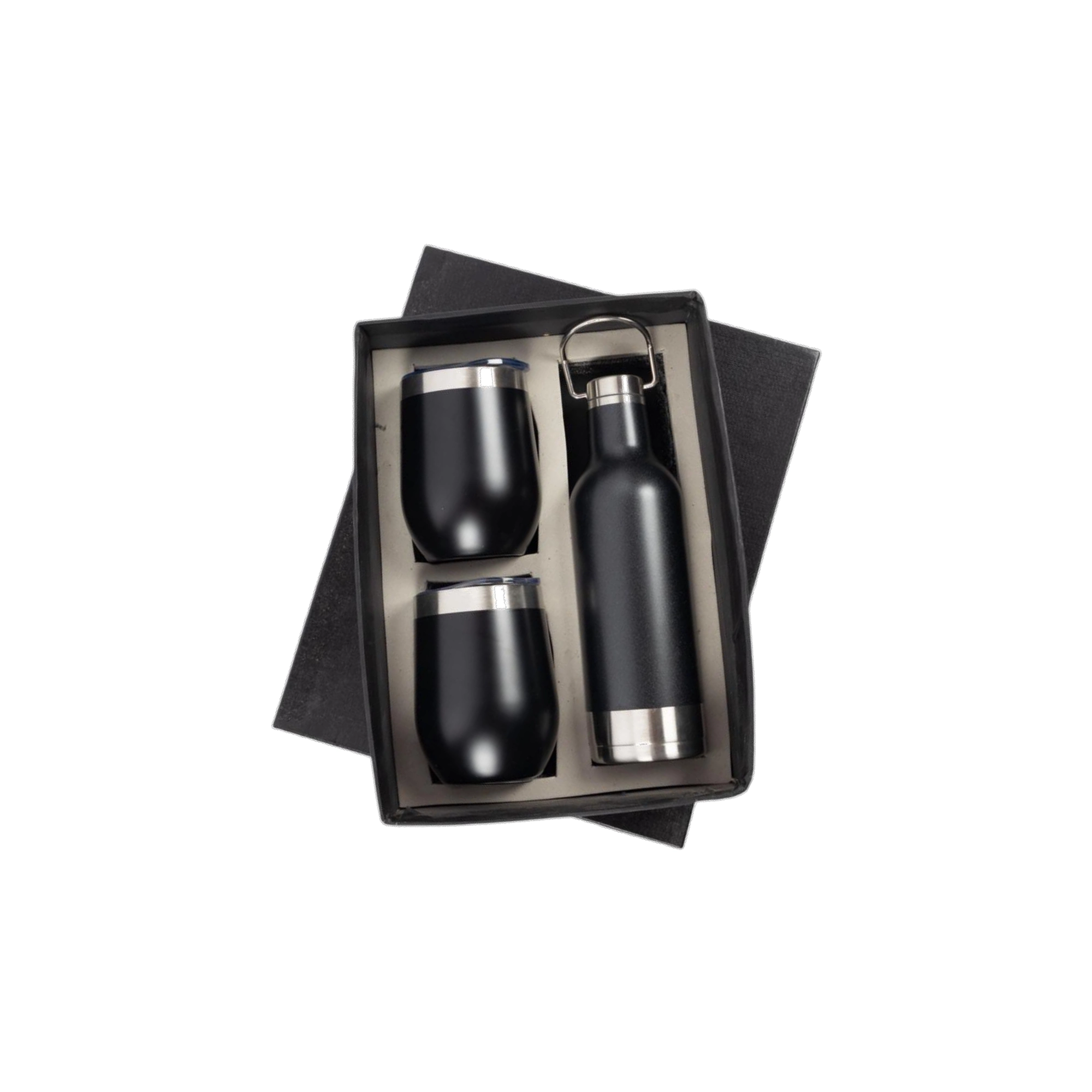 3 in 1 Gift Set - Insulated Flask, 2 Insulated Mug