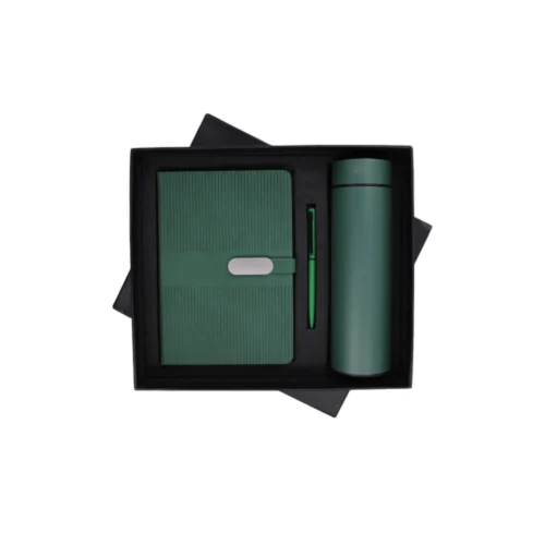 GE 557 3 in 1 Gift Set - Temperature Bottle, Note Book, Metal Pen