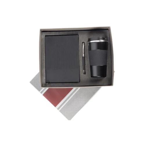 GE 558 3 in 1 Gift Set - Insulated Mug, Note Book, Metal Pen