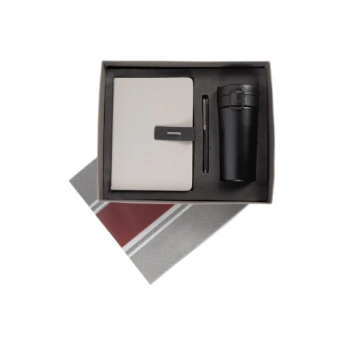 GE 559 3 in 1 Gift Set - Insulated Mug, Note Book, Metal Pen