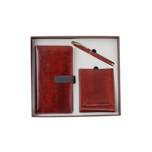 GE 562 3 in 1 Gift Set - Note Book, Wallet, Pen
