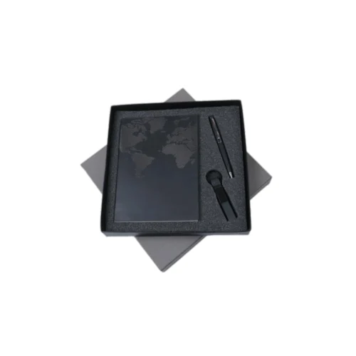 GE 578_1 3 in 1 Gift Set - Note Book, Pen, Key Chain