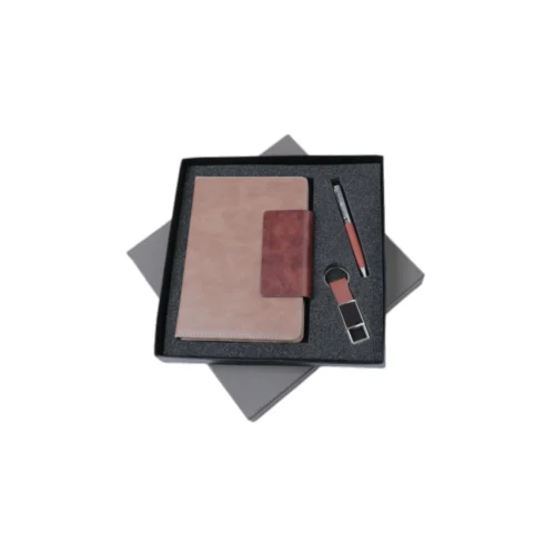 GE 585 3 in 1 Gift Set - Note Book, Pen, Key Chain