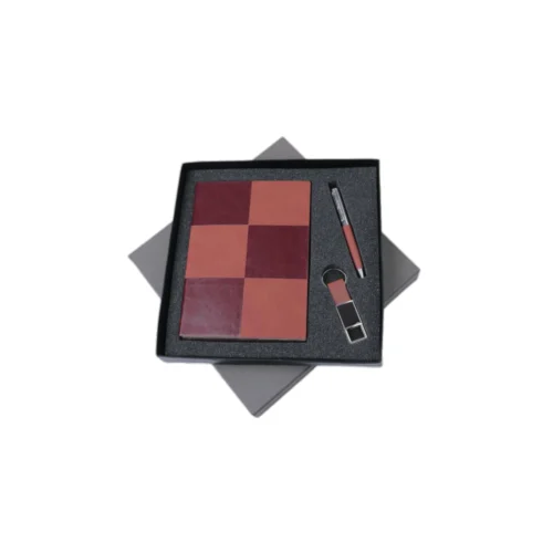 GE 586 3 in 1 Gift Set - Note Book, Pen, Key Chain