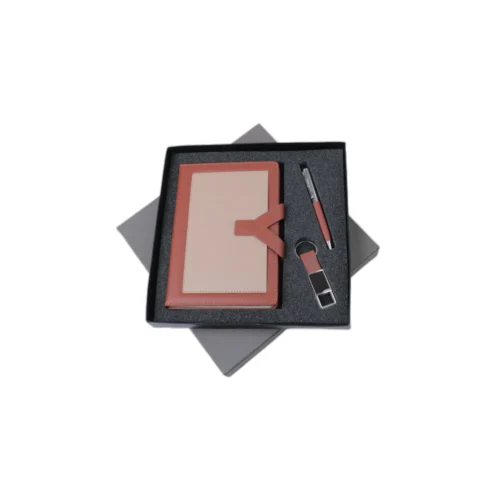 GE 589 3 in 1 Gift Set - Note Book, Pen, Key Chain