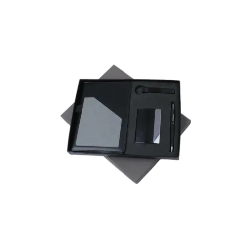 GE 593 4 in 1 Gift Set - Note Book, Pen, Card Holder, Key Chain