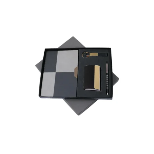 GE 598 4 in 1 Gift Set - Note Book, Pen, Card Holder, Key Chain